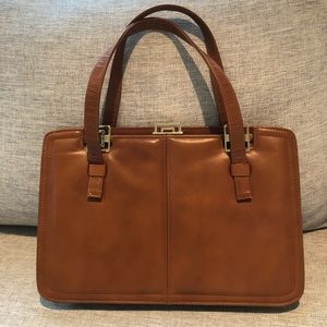 Caramel Leather Vintage (Montreal) Hand Bag